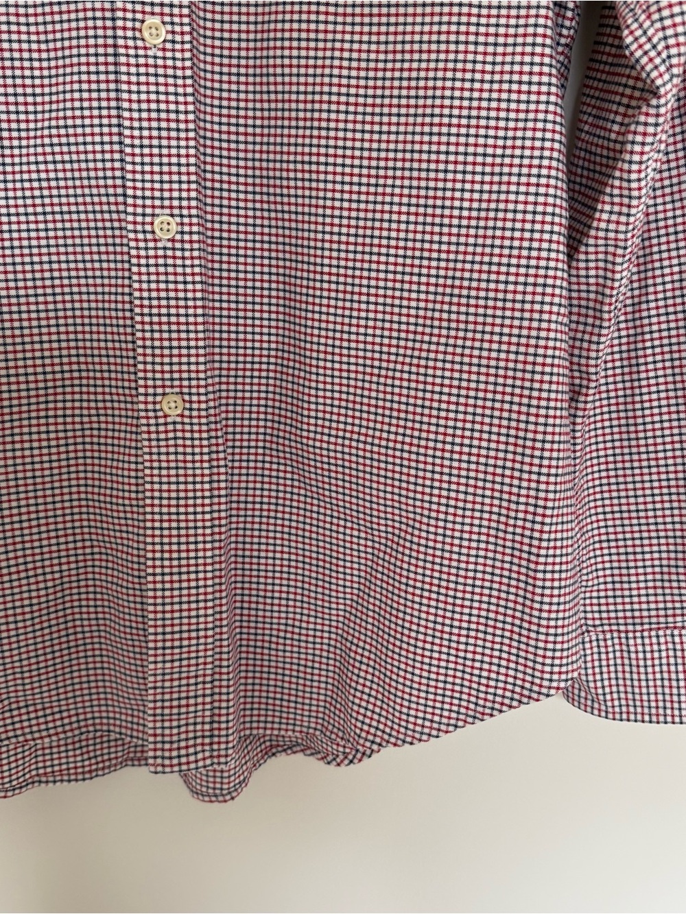 Ralph Lauren Classic Fit Red White Blue Check Button-Down Shirt - Picture 3 of 7